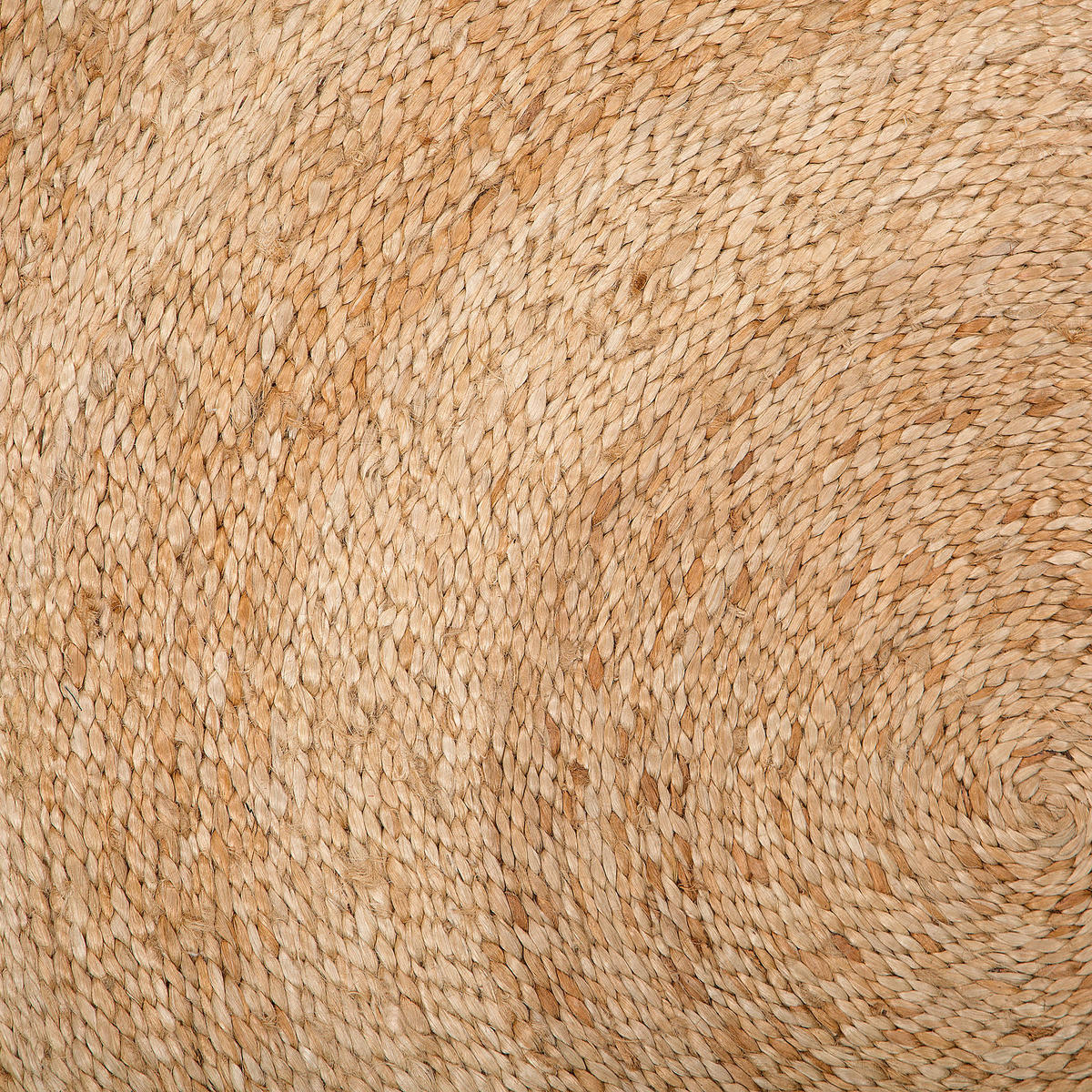 MATTA flätad Erence 140/140 cm - Beige, Naturmaterial (140/140cm) - Beliani
