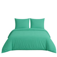 BETTWÄSCHE 3-teilig 200/200 cm UNI TURKISGRUN - Smaragdgrün, Textil (200/200cm) - ROLFNERS