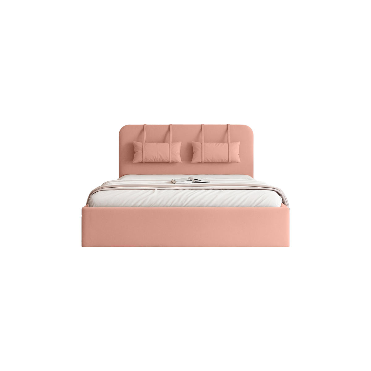 POLSTERBETT Lexal 180x200 cm, Altrosa - Pink, Textil (180/200cm) - Fedve