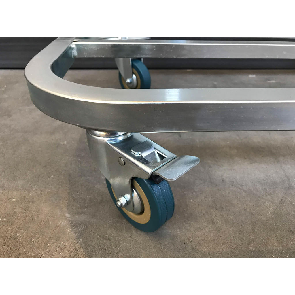 Thumbnail - Quick Star Rollbarer, Zink, Metall, Rund, 80x96x43 cm, Küchen, Küchenausstattung, Mülleimer