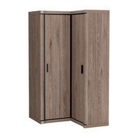 ECKKLEIDERSCHRANK Dallas D-21 100 x 192 x 114 cm Trüffeleiche - Trüffeleichefarben, Holzwerkstoff/Kunststoff (100/192/114cm) - Koseto