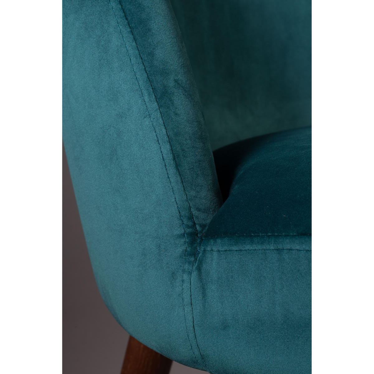 ESSZIMMERSTUHL Barbara Blau - 2 er Set - Blau, Textil (51/85.5/59cm) - Dutchbone