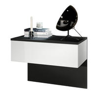 NACHTTISCH Sleep Fronten in Weiß matt - Weiß, Holzwerkstoff (60/46/35cm) - Vladon