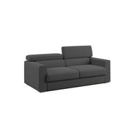 LINEARSOFA Dylan - Anthrazit, Textil (158/89/100cm) - Divani.store