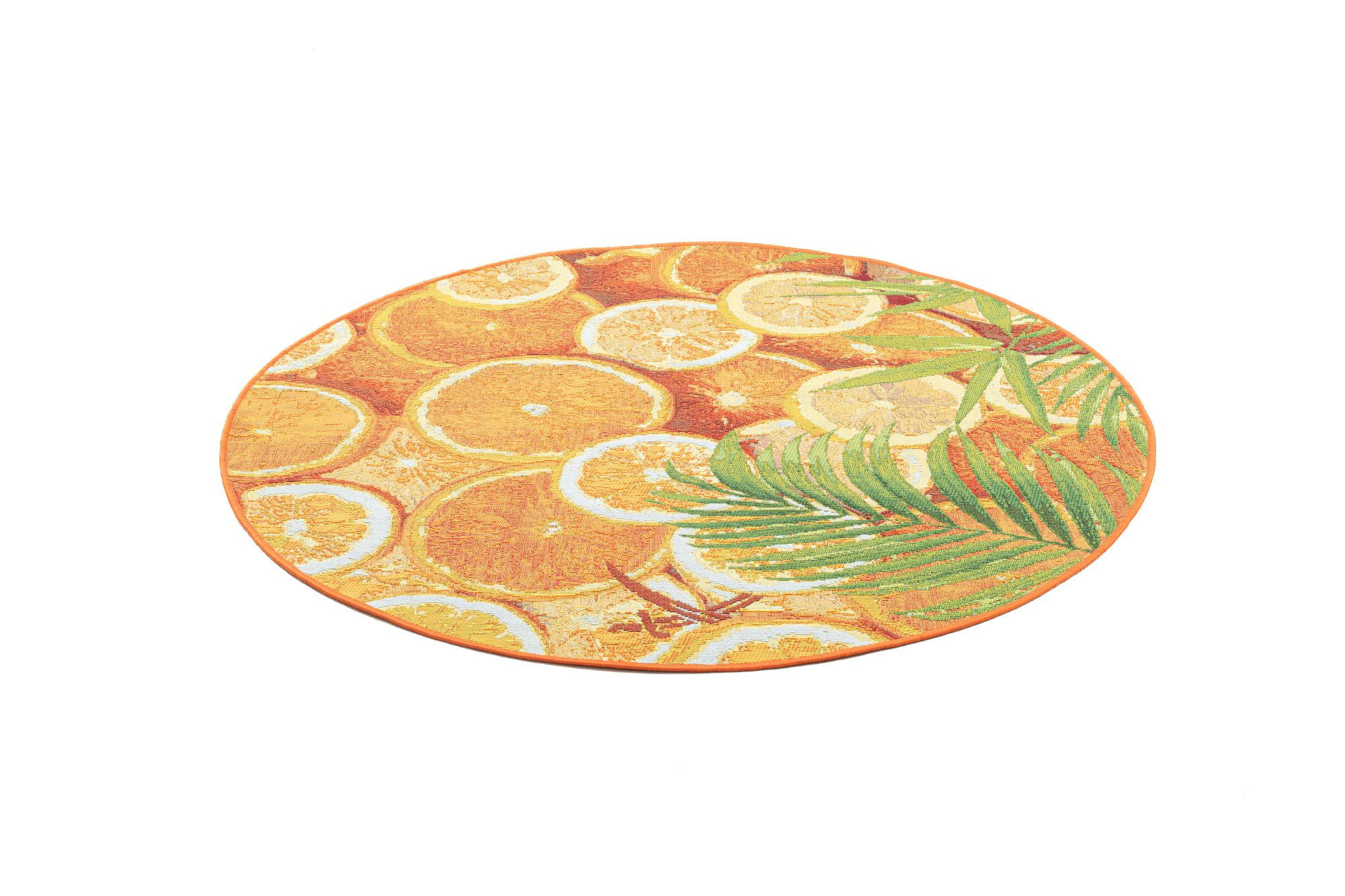 OUTDOORTEPPICH Rantum Beach 190x190 cm - Orange, Textil (190/190cm) - Sansibar SYLT
