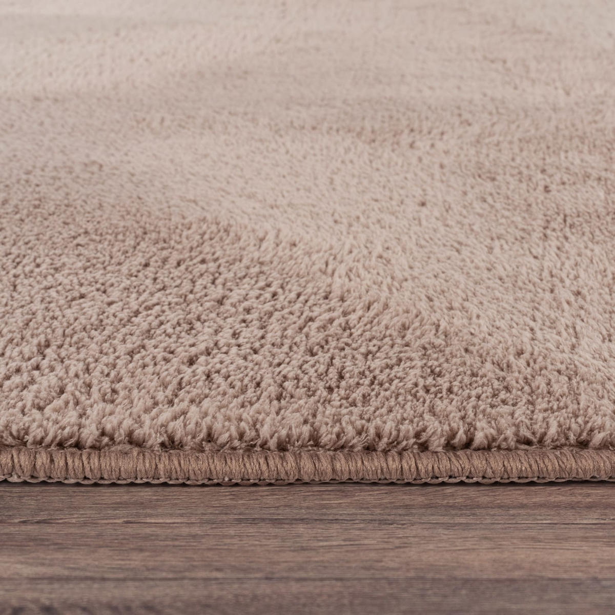 FLACHWEBETEPPICH Taupe Ø 200 cm - Taupe, Kunststoff (200/200cm) - TT Home