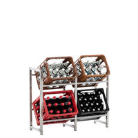 GETRÄNKESKISTENSTÄNDER Lenny - 4er Set - edelstahl - Edelstahlfarben, Metall (91/31/75cm) - TPFLiving