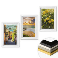 WANDBILDER 3er-Set - 20x30 cm Weißer Rahmen - Straßen, Meer, Strand, Zitrusbäume - Weiß, Kunststoff (20/30cm) - ArtPrintCave