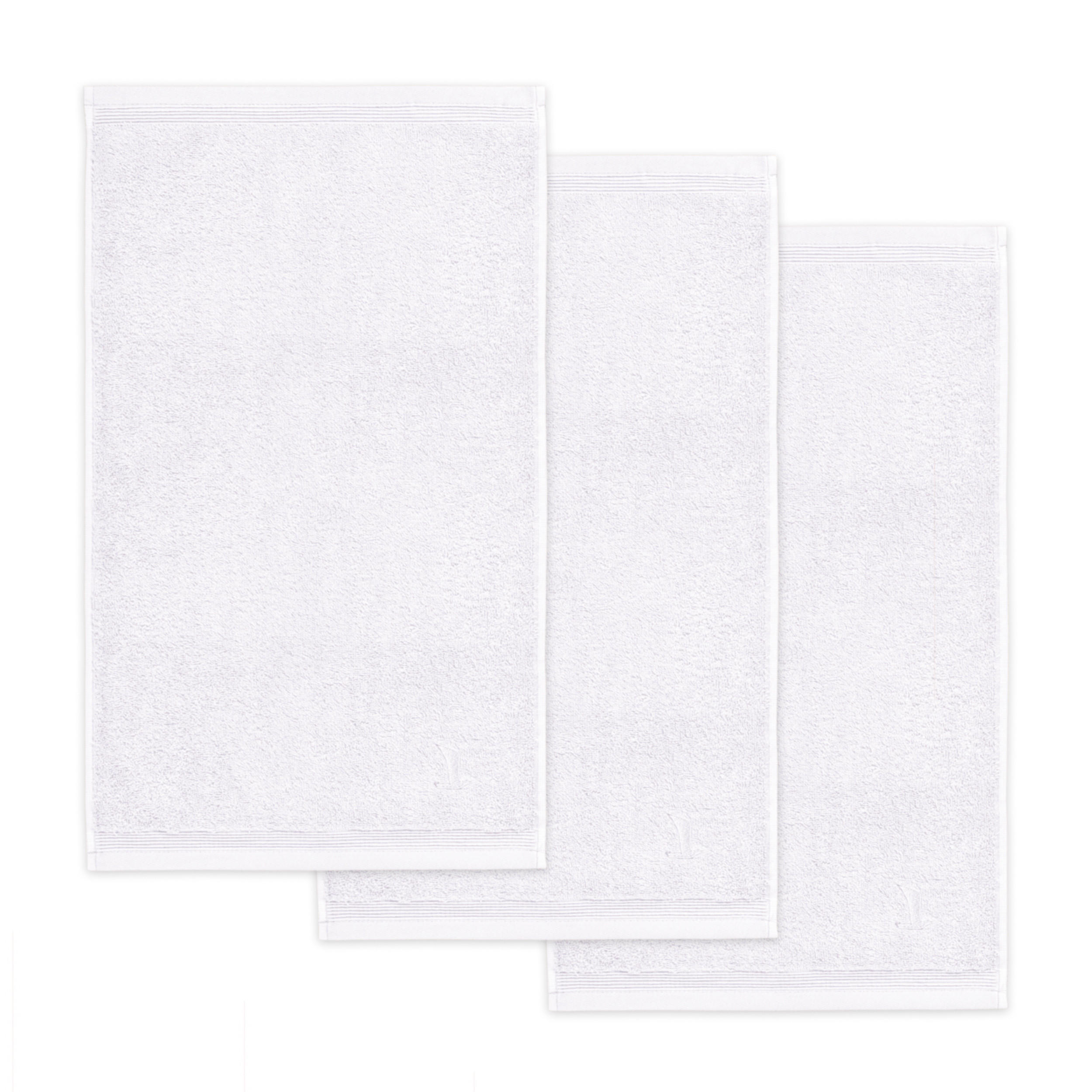 GÄSTETUCH SUPERWUSCHEL 3ER PACK - Weiß, Textil (30/50cm) - MÖVE