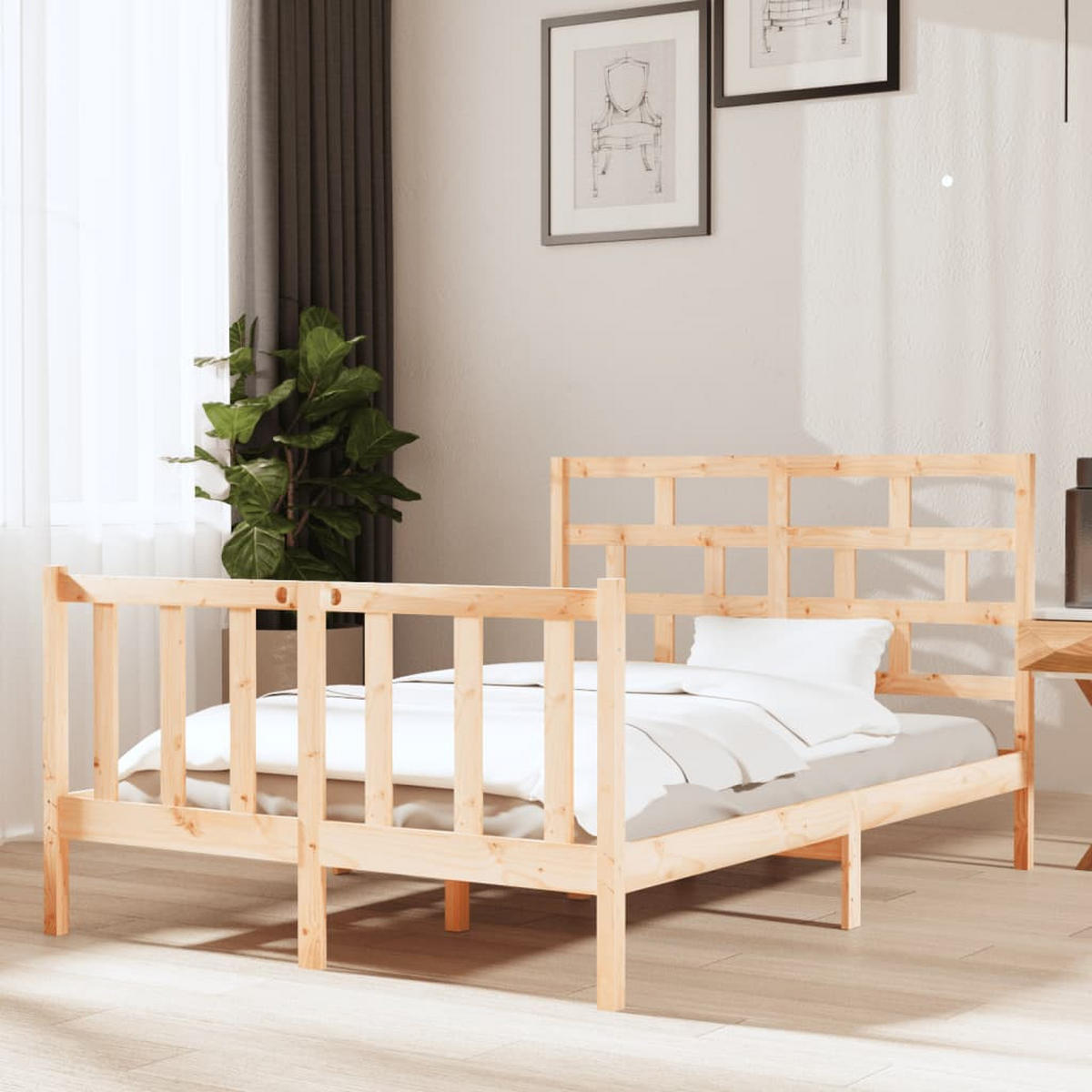 BETT Kidd 125.5/195.5 cm - Braun, Holz (120/190cm) - Nettlife
