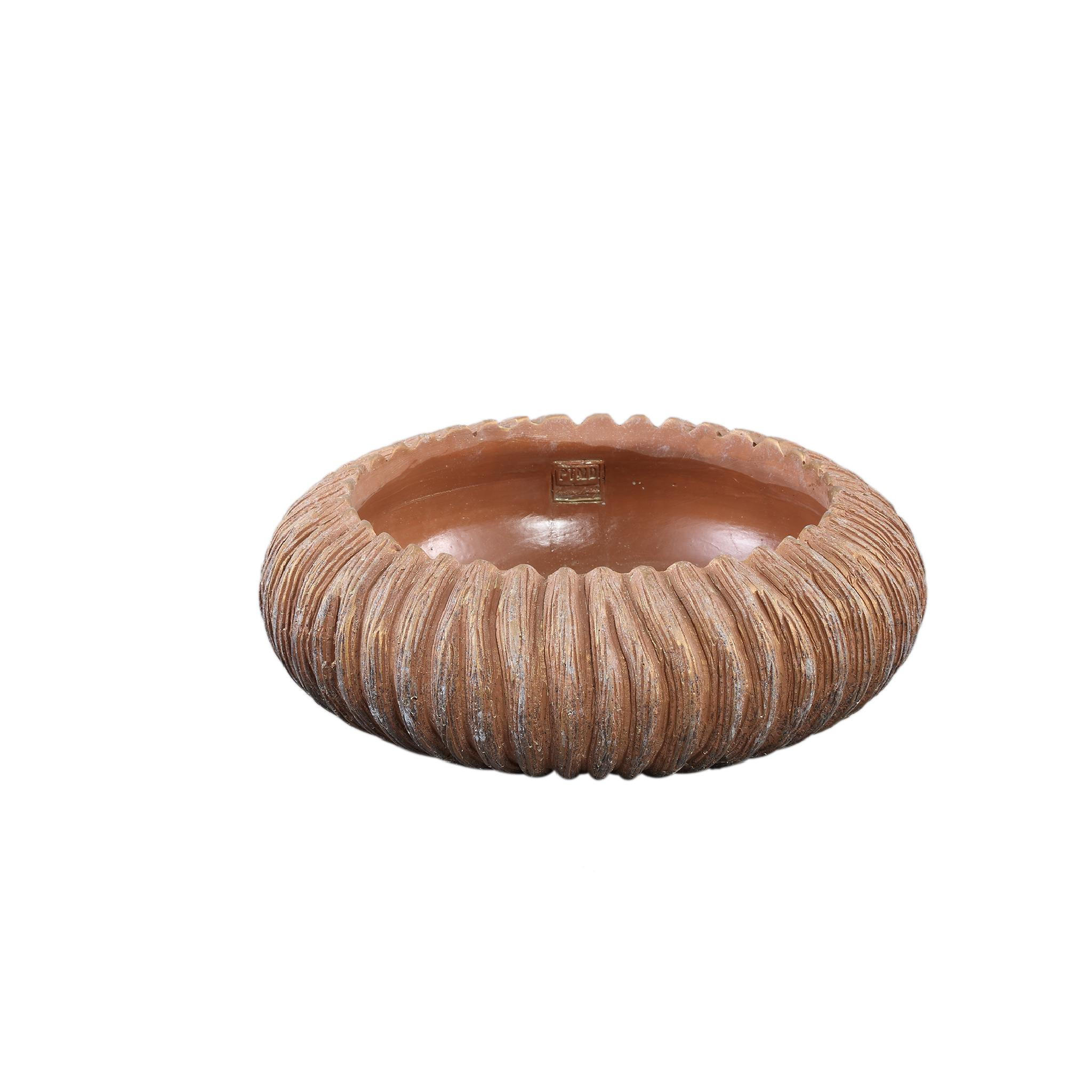 TOPF Revil Braun 35/35/12cm - Braun, Stein (12cm) - PTMD Collection