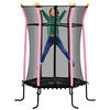 KINDERTRAMPOLIN - Rosa, Kunststoff/Metall (163.5/163.5cm) - HOMCOM