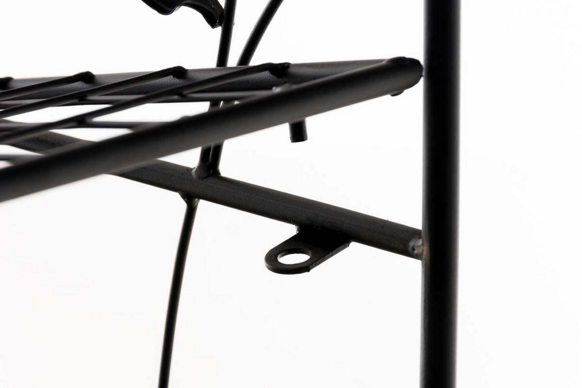 STANDREGAL Remus schwarz - Schwarz, Metall (58/118/33cm) - TPFGarden