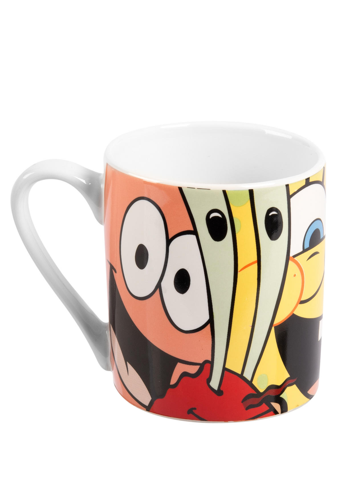 FRÜHSTÜCKSSET Spongebob Schwammkopf Mehrfarbig 3-teilig - Multicolor, Keramik (23.8/11.2/23.3cm)