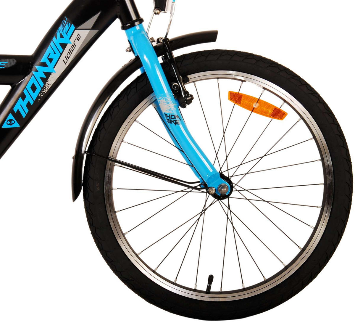 KINDERFAHRRAD Thornbike - Jungen - 20 Zoll - Rücktritt + Handbremsen - Schwarz/Blau - Blau, Metall (60cm) - TPFSports