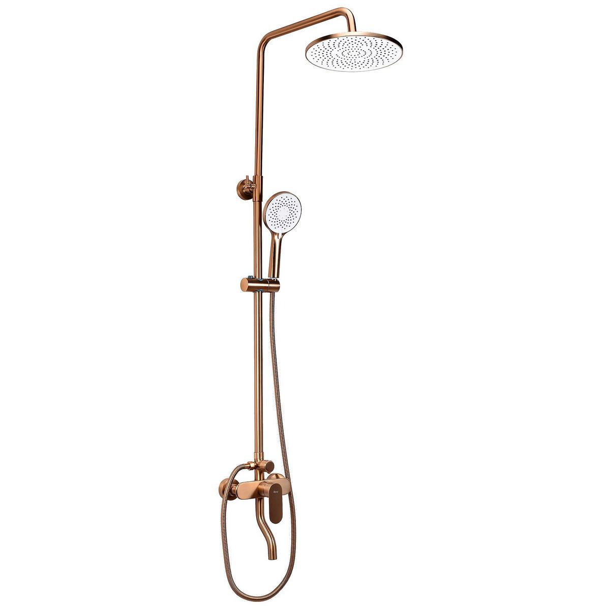 DUSCHGARNITUR Rea Drop Brush Copper - Kupferfarben, Metall (15/145/13cm) - REA