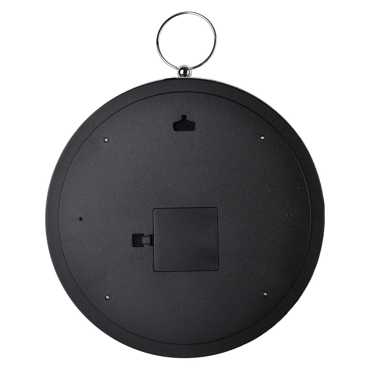 WANDUHR Ramsey silber 35/43/9 cm Kunststoff - Silberfarben, Kunststoff (35/43/35cm) - Mondex