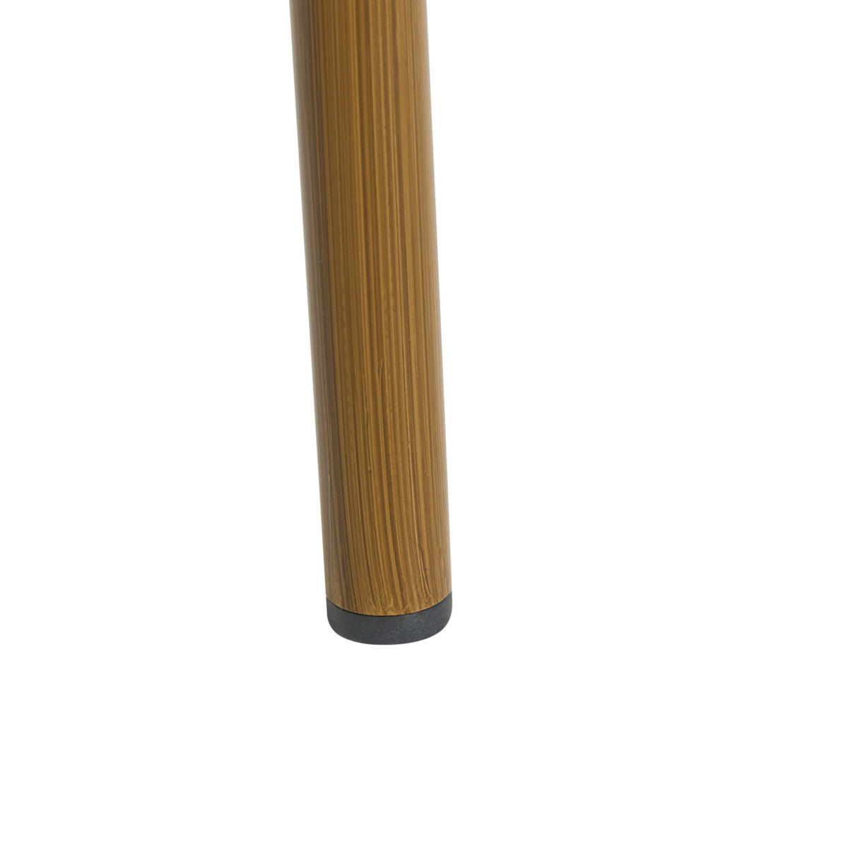 BISTROTISCH Outdoor 80 cm 80 cm Polyrattan Blau/Weiß Caspri - Blau/Weiß, Kunststoff (80/80/77cm) - Beliani