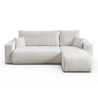 Ecksofa CLOUD II L mit Schlaffunktion, Vibe 03 - Creme, Textil (247/152cm) - Lookway