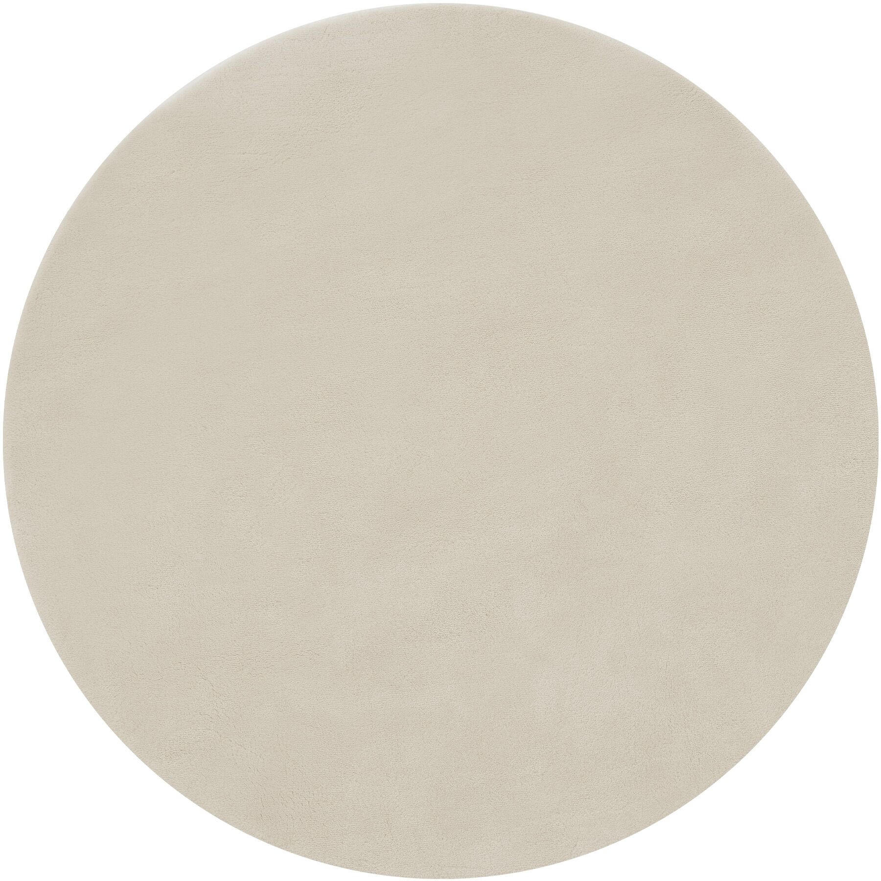 KURZFLORTEPPICH Soft Zone,rutschfeste Unterseite,beige - Beige, Kunststoff (120/120cm) - tectake