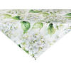 MITTELDECKE Landlust-Hortensie weiß 80/80 cm - Weiß/Grün, Textil (80/80cm) - beties Heimtextil