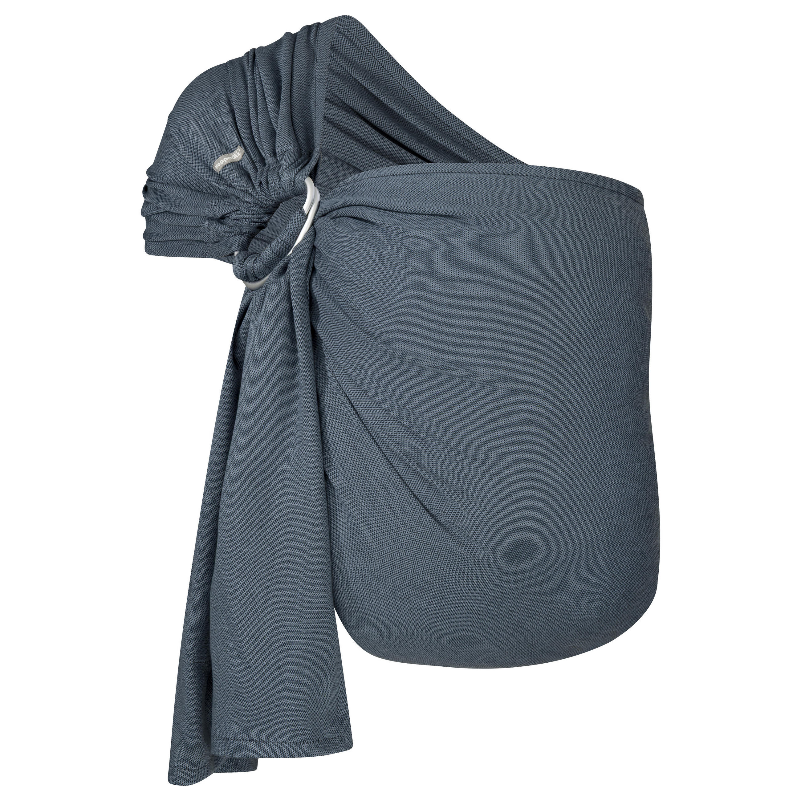 BABYTRAGETUCH Ring-Sling ultraleicht - Dunkelgrau, Textil (70/0.1/200cm) - Hoppediz
