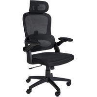 DREHSTUHL Microfaser Schwarz - Schwarz, Kunststoff/Textil (60.5/101/61.5cm) - CLP