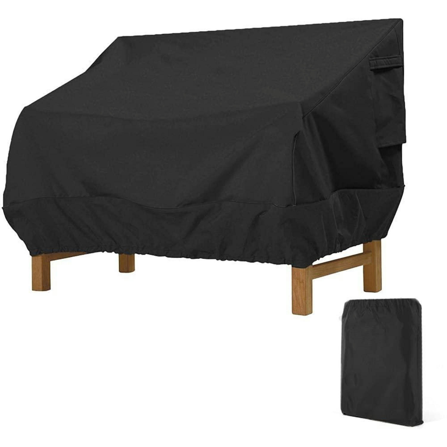 GARTENBANK Schutzhülle 224 x 83 x 84 cm Oxford Schwarz - Schwarz, Textil (83/84/224cm)