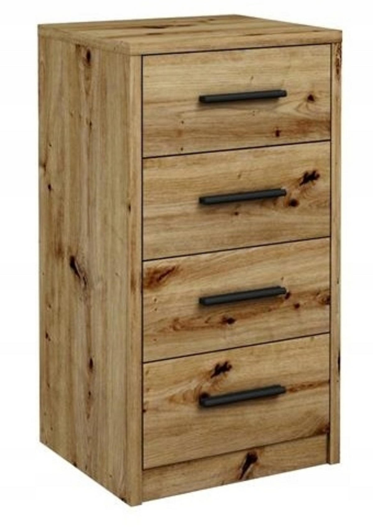 KOMMODE Bodo 4S Artisan Eiche 40/35/75 cm - Eiche Artisan, Holzwerkstoff (40/75/35cm) - Matkam Möbel