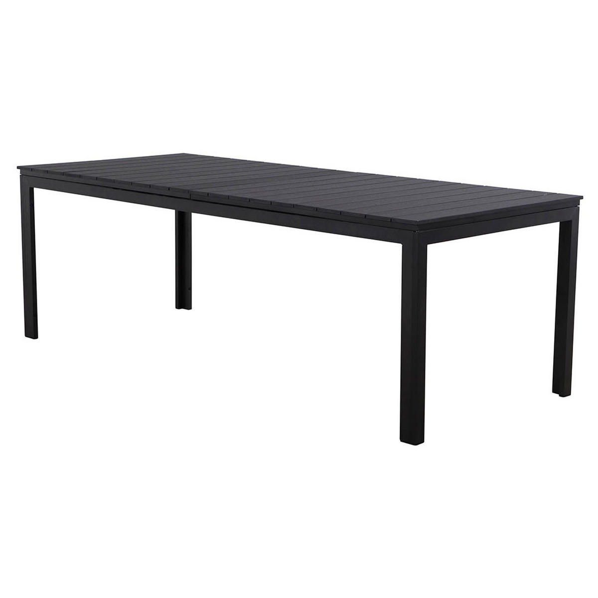 GARTENTISCH Willy Schwarz 230/95/76 cm - Schwarz, Metall (95/230/76cm) - ebuy24