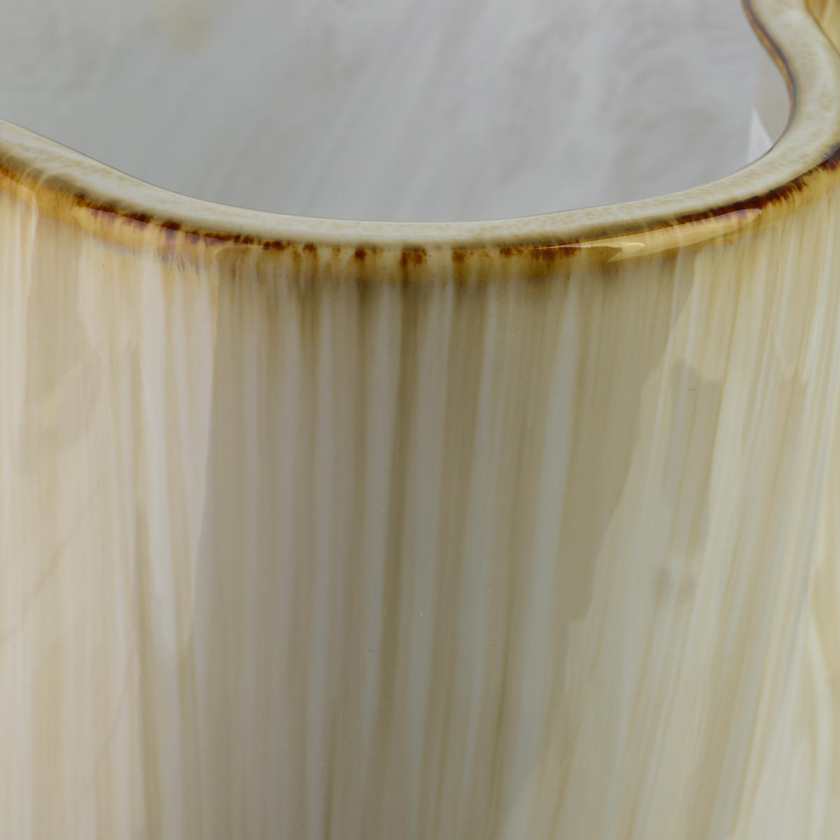 VASE MANON 23/23/25,5cm - Beige, Keramik (26cm) - Mondex