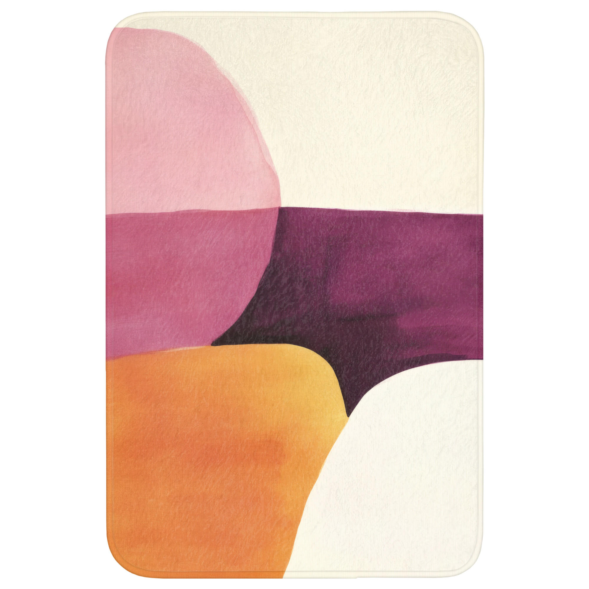 OnlyWow KOUPELNOVÁ PŘEDLOŽKA Tvary - abstraktní - barevné 60x90 cm