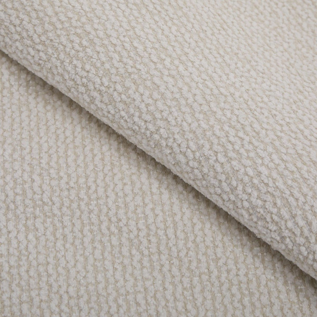 DREHSESSEL RETRO Schlingenvelours Creme 71cm - Creme, Textil (71/80/76cm) - Premium Interiors