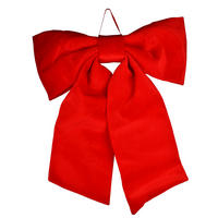 DEKOSCHLEIFE Santa Lila Rot 100/120cm Samt - Grün, Textil (101/60/101cm) - Mondex