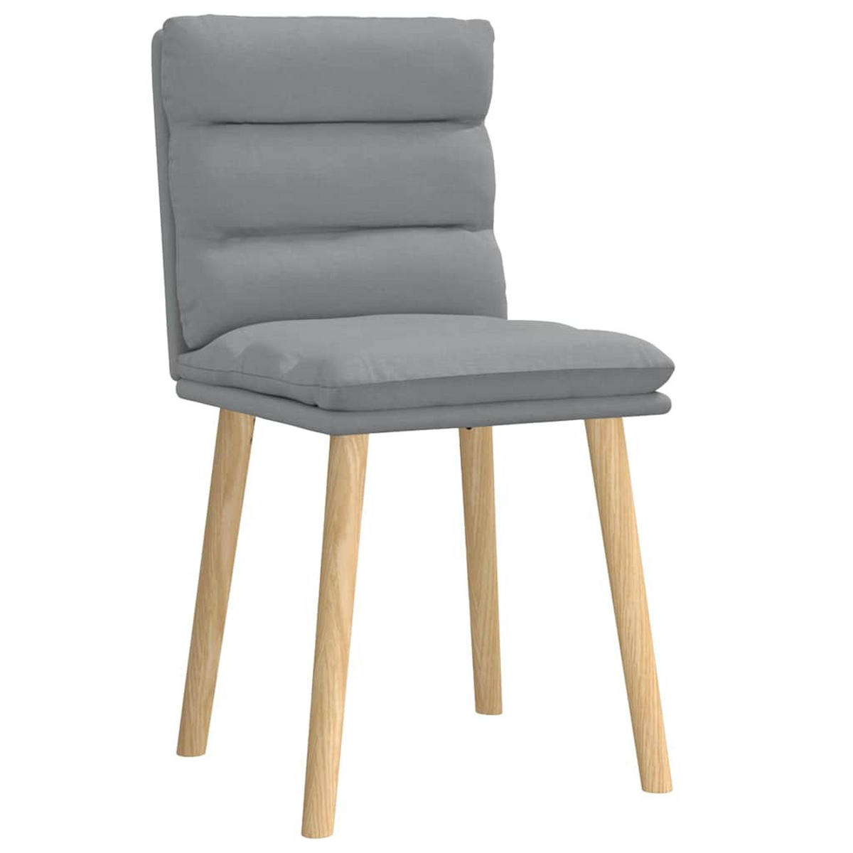 ESSZIMMERSTÜHLE 2 Stk. Hellgrau Stoff 45*54*86cm - Hellgrau, Metall (45/86/54cm) - ZMH
