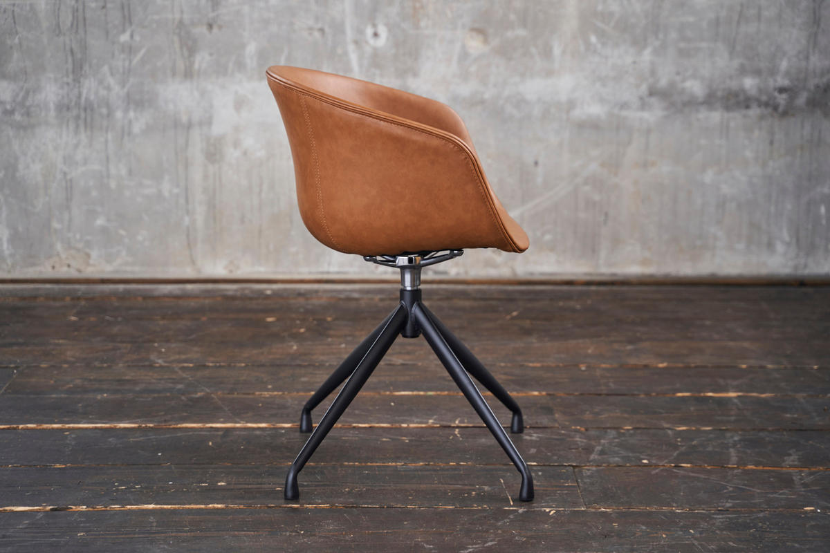 STUHL DANI Braun Kunstleder - Braun, Textil (60/81/54.5cm) - KAWOLA
