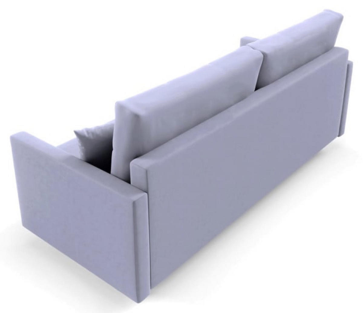 SOFA Hellgrau ARO Mit Schlaffunktion - Grau, Textil (217/100/87cm) - Sepro Meble