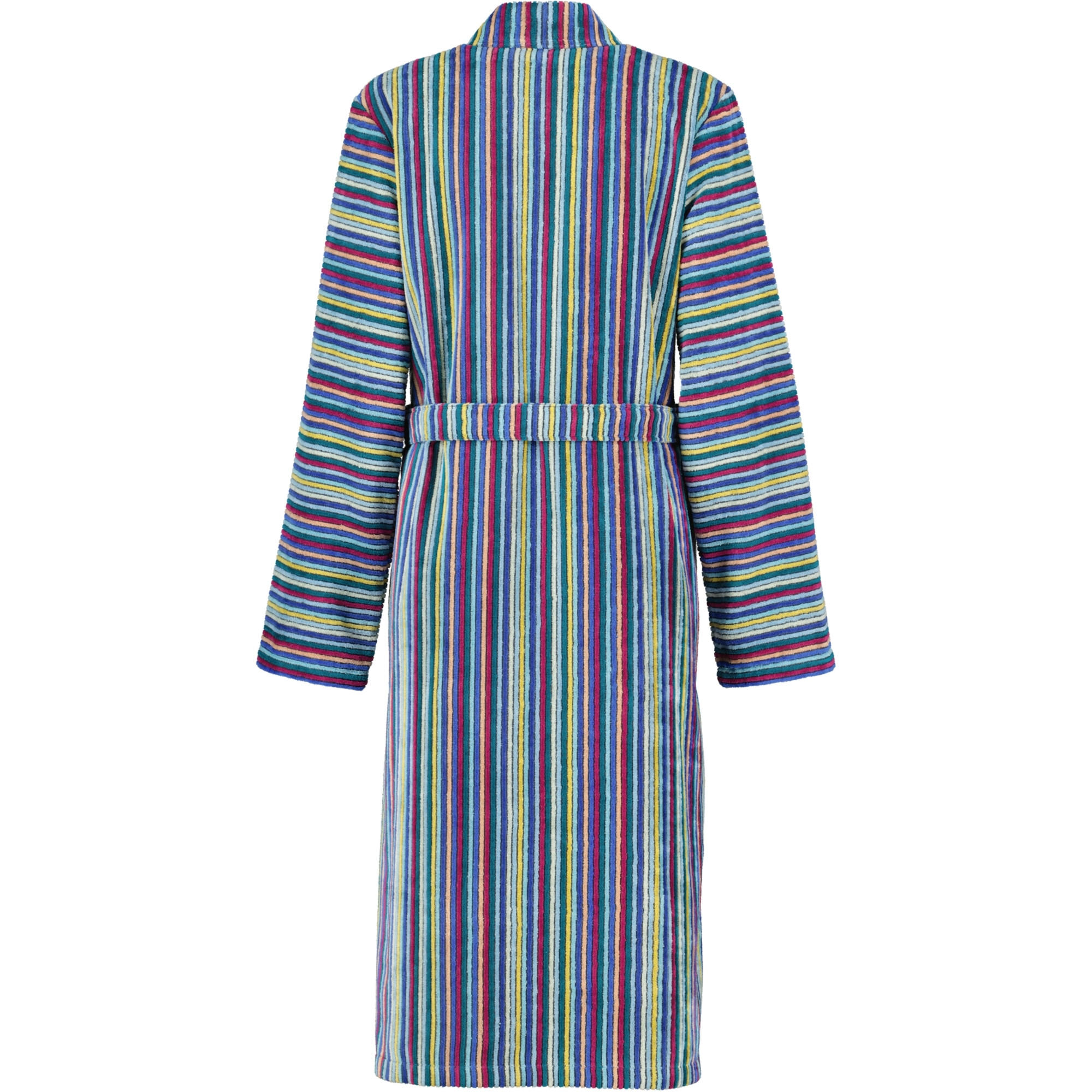 BADEMÄNTEL DAMEN KIMONO STREIFEN 6217 MULTICOLOR - 12 - Multicolor, Textil (Lnull) - Cawoe