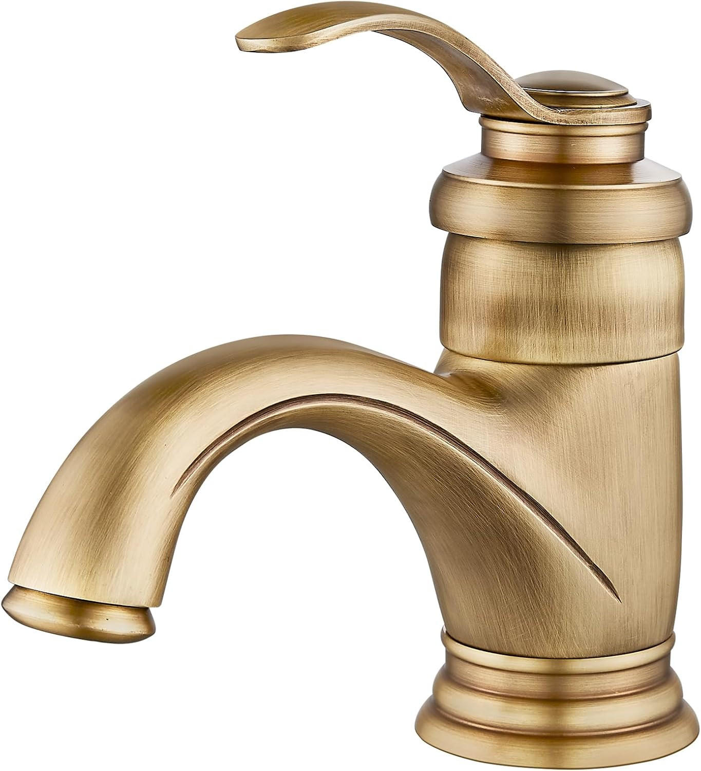 BADEZIMMERARMATUR mit Zulaufrohr, teekannenförmig, 145 mm hoch, goldfarben. - Goldfarben, Metall (29/6/16cm) - Vallsero