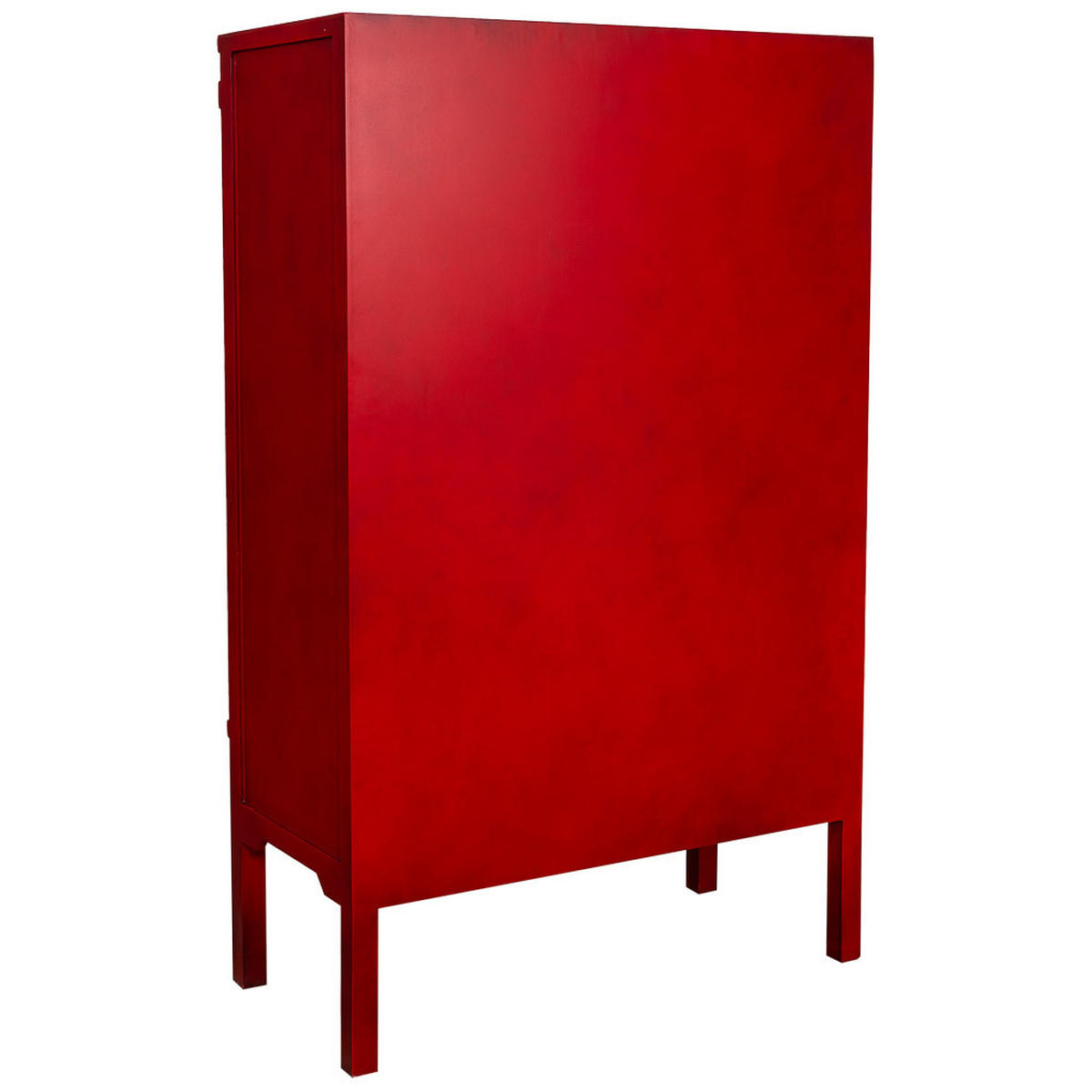 KLEIDERSCHRANK aus Holz 100x45x160 cm - Rot, Holz (100/160/45cm) - Wanderlust