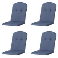 GARTENSTUHLKISSEN Panama 96/45 cm 4er-Set - Dunkelblau, Textil (45/5/96cm) - Madison