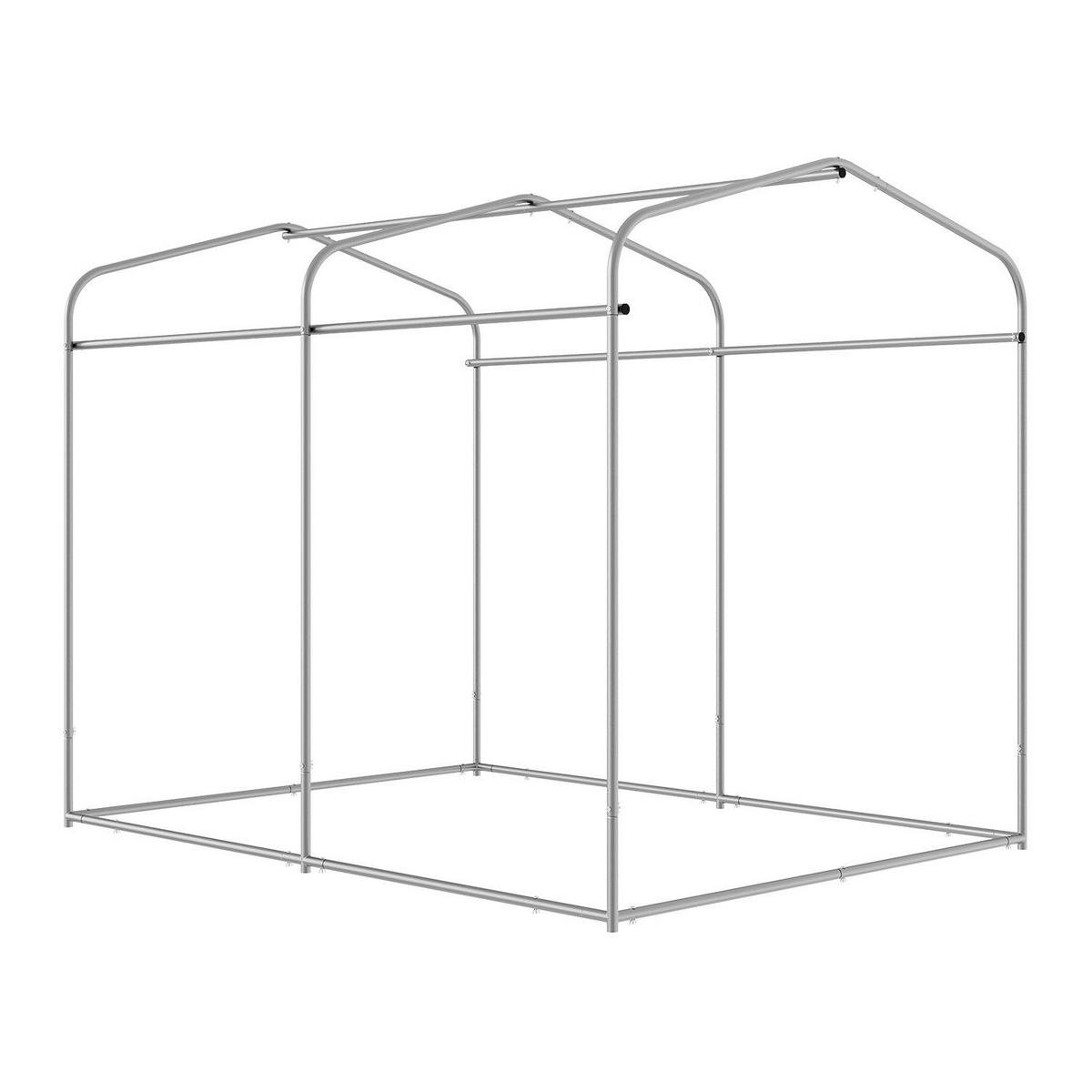 GERÄTEZELT M anthrazit 220/160/175 cm - Anthrazit, Metall (160/175/220cm) - Juskys