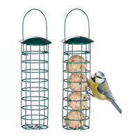 2XMEISENKNÖDELHALTER - Dunkelgrün, Kunststoff/Metall (8.5/31/8.5cm) - Relaxdays