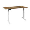 SCHREIBTISCH höhenverstellbar elektrisch Edithe 160x70 weiß/plankeneiche - Alteiche, Holz (160/70/73cm) - 58aufmkessel