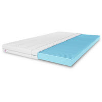MATRATZENTOPPER mit Massageschicht, Größe: 180x200x5, Frabe: Weiß, mittelhart: H3 - Weiß, Textil (180/200cm) - Marpur