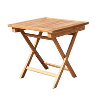 GARTENKLAPPTISCH Ela 50x50x50cm, Holz, Natur - Naturfarben, Holz (50/50/50cm) - dasmöbelwerk