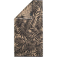 HANDTUCH MAISON BLÄTTER 6267 BASALT - 37 - Grau, Textil (50/100cm) - Cawoe