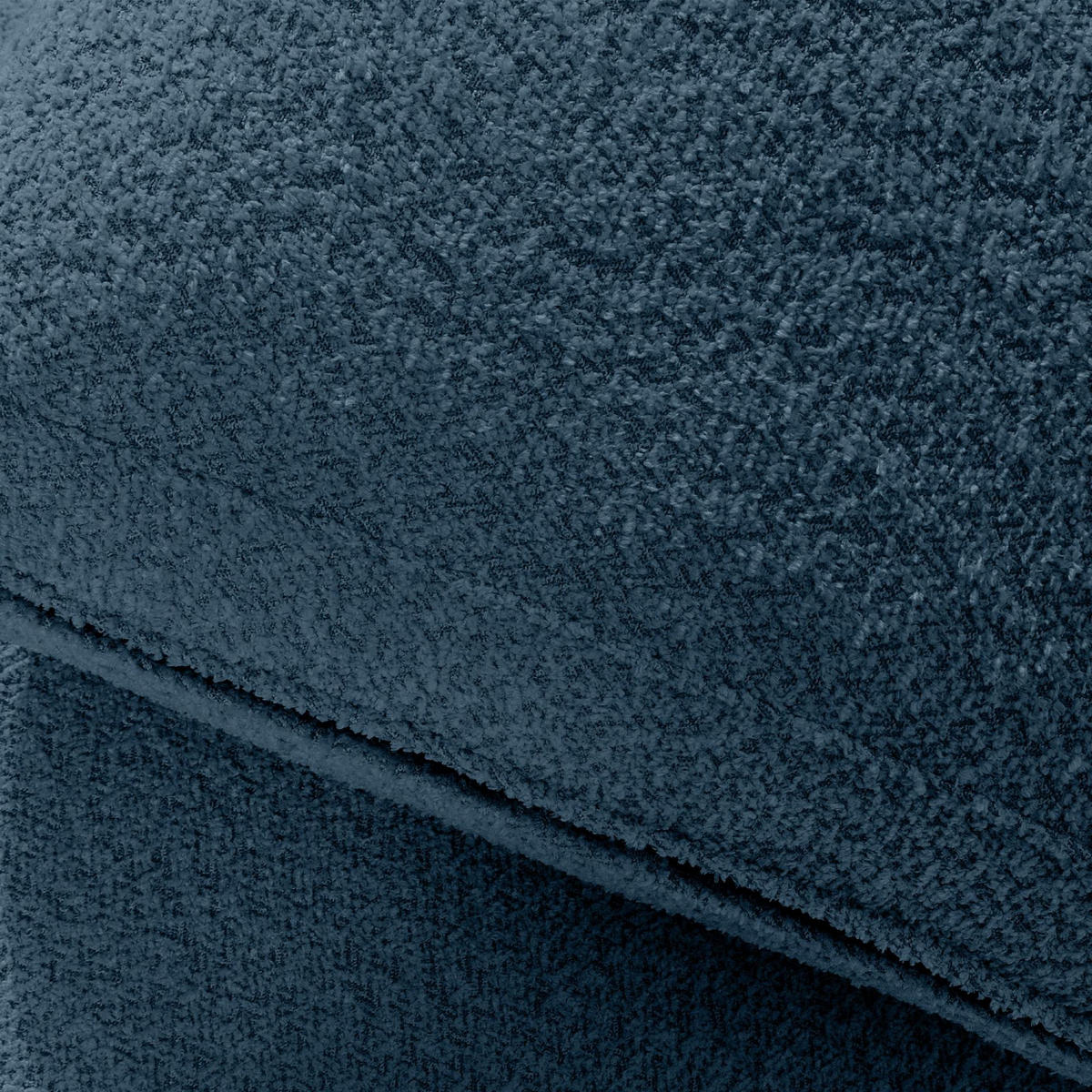 5-SITZER ECKSOFA ZUCCO Boucle links, Nachtblau - Dunkelblau, Textil (430/84/105cm) - KONSIMO®