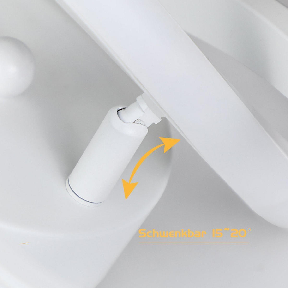 LED-DECKENLEUCHTE Luce 24/24/12cm - Weiß, Metall (24/24/12cm) - Nettlife