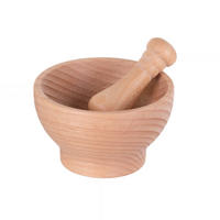 MÖRSER Buchenholz Ø10,5 cm - Braun, Holz (10.5/6.5/10.5cm)